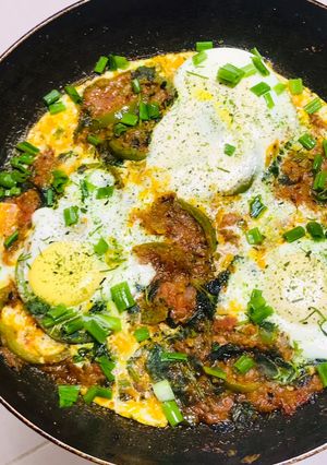 A picture of Shakshuka.