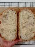 Wijen Hitam Putih Sourdough Bread (Open Bake Method)