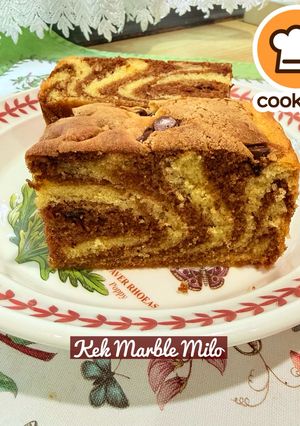 Gambar 👩‍🍳Kek Marble Milo
