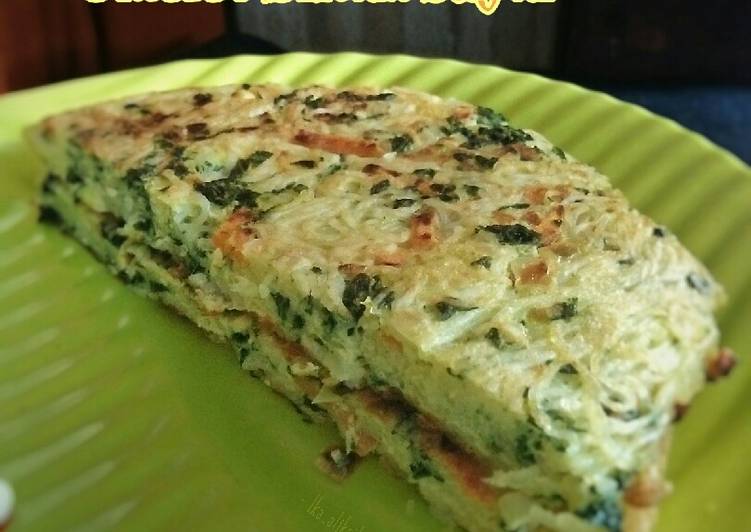 Bumbu memasak Omelet Bihun Sayur (Wortel dan Daun Pepaya Jepang) yang simpel