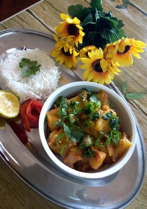 A picture of Aloo sabzi.