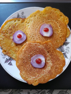 A picture of Cucumber Besan Chilla.