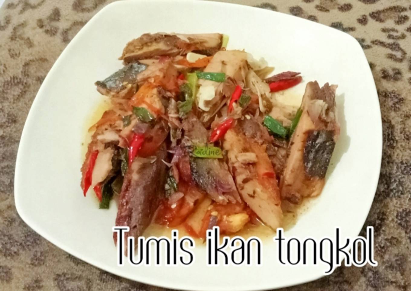 Tumis ikan tongkol
