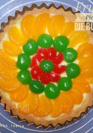 Foto resep Pie Buah / Fruit Pie Tart Vla Durian yummy