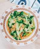 Súp lơ xanh xào tôm