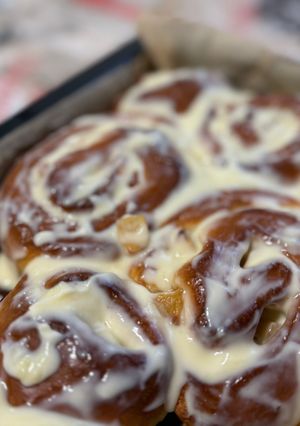 Fahéjas almás csiga csokis-mascarpone-s öntettel😍 recept fotója