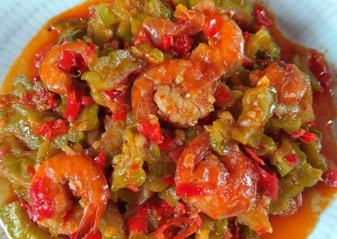 Resep Tumis Pare Udang Pedas Oleh Dish By Ifah Cookpad
