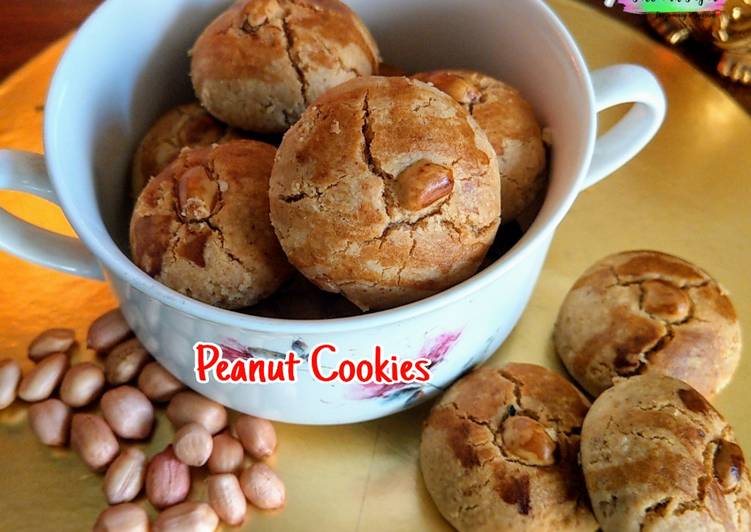 Peanut Cookies | Melt in mouth Chinese Cookies