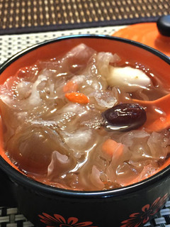 冰糖桂圓白木耳甜湯 的食譜成品照片