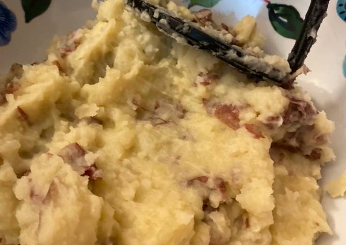 Southern style mashed potatoes pressure cooked