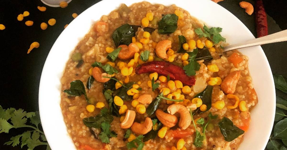 Little Millet Bisi Bele Bath Recipe by Bethica Das - Cookpad
