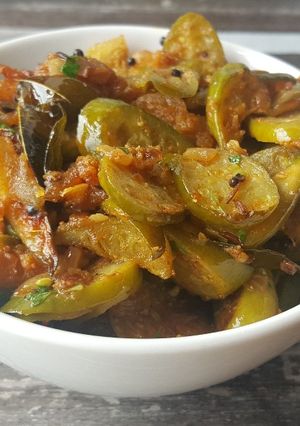 A picture of Kunduru(Ivy gourd) ki sabji.