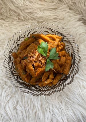 Foto resep Krengsengan tempe gembus (menjes) pedas