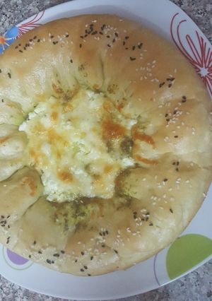 صورة لوصفة بيتزا الزعتر