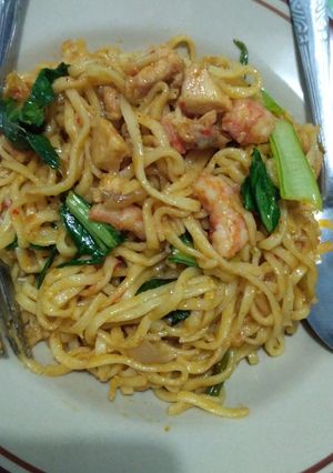 Foto resep Mie tek tek goreng simpel