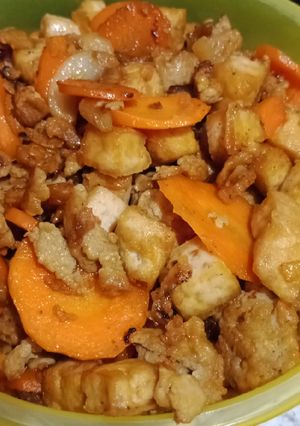Foto resep Oseng tahu telur wortel