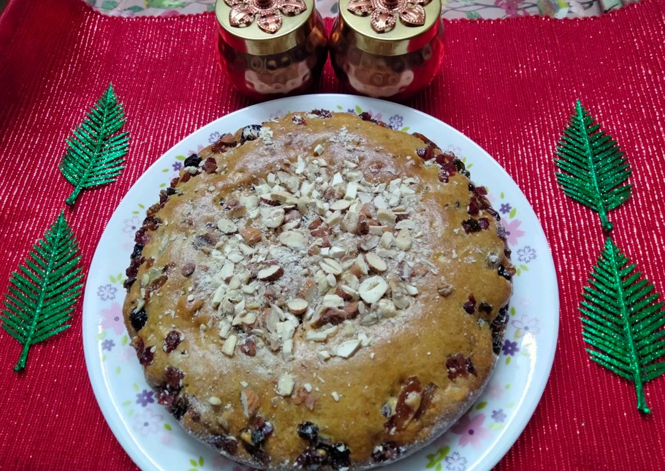 Eggless Plum cake,no rum,only orange juice