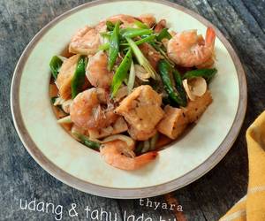 Resep Populer Udang &amp;amp; Tahu Lada Hitam Lezat Mantap
