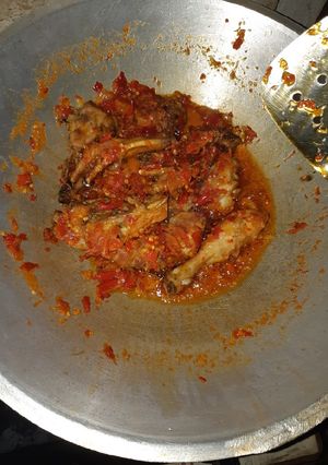 Foto resep Ayam balado/Ayam cabe merah