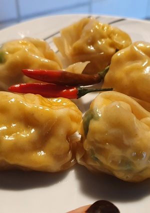 Eier und Schnittlauch Dumplings Rezepthauptbild