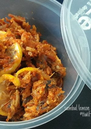Foto resep Sambal lemon cakalang asap