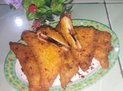 Gambar roti tawar goreng coklat meses