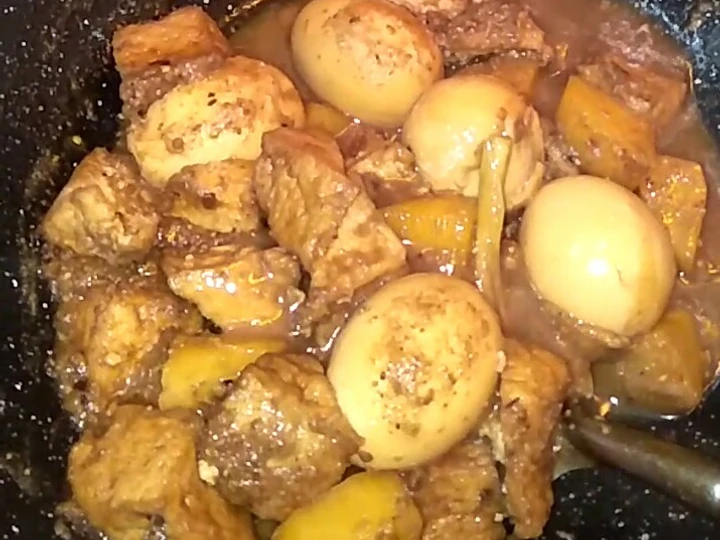 Langkah Gampang Membikin Resep Semur tahu telur kentang yang Bisa Manjain Lidah Anti Ribet, Bisa Manjain Lidah