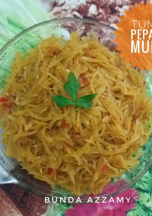 Foto resep Tumis Pepaya Muda🍝