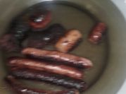 Una foto de parrillada con que chorizo