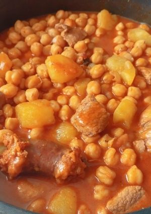 A picture of Traditional Andalusian Cocido.