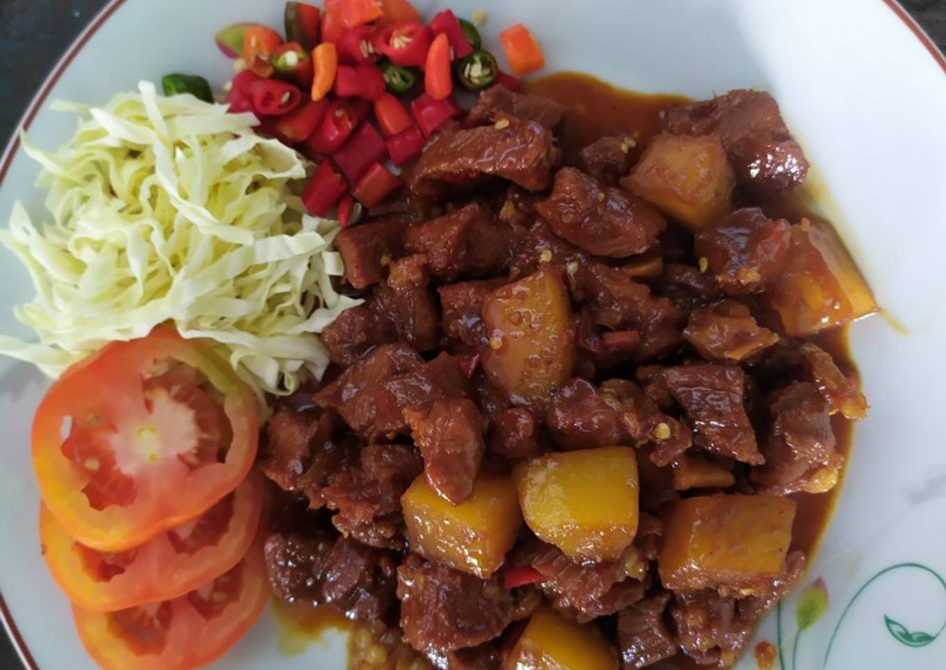 Sate Goreng Sapi Endul