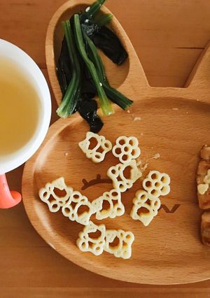 Hình của món Ăn dặm blw với cá hồi sốt nước tương.