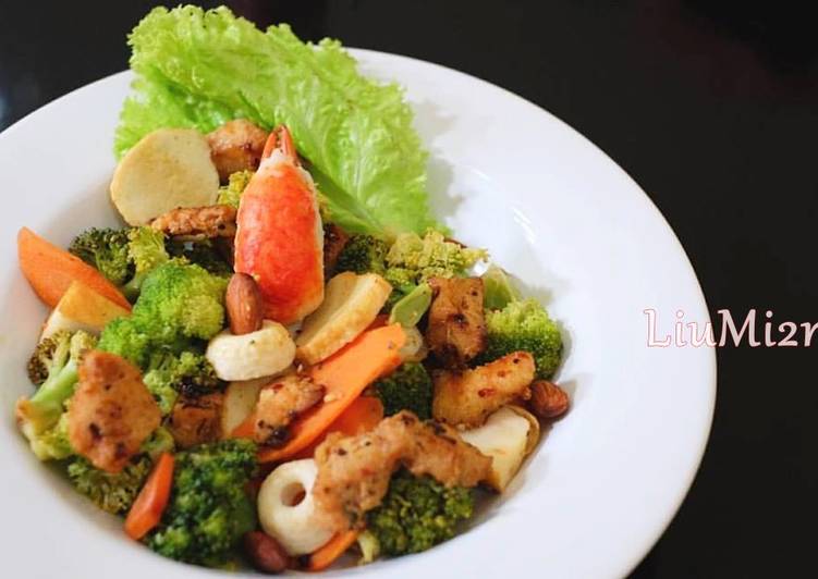 Brokoli Rebus-Tumis (menu sehat, menu diet)