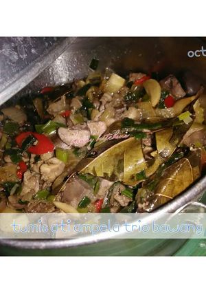 Foto resep Tumis ati ampela trio bawang 🍴