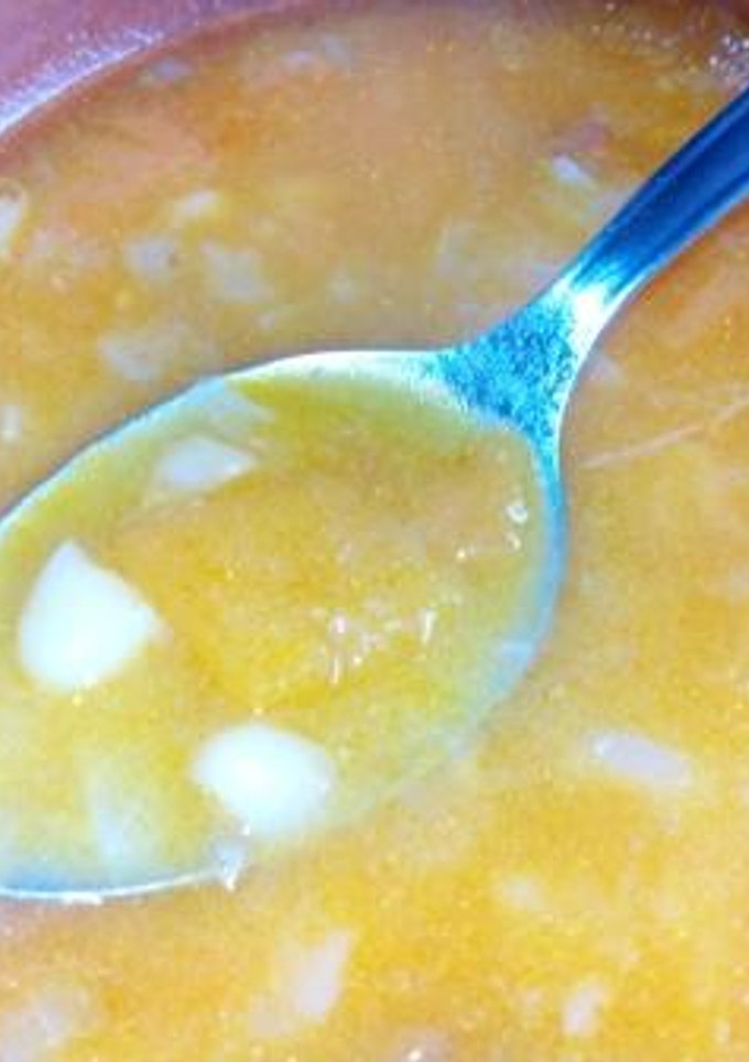 Una foto de Habichuelas con calabaza 