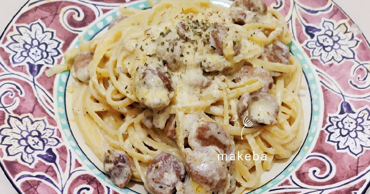 Resep Pasta Alfredo ala mamak oleh Makeba Cookpad