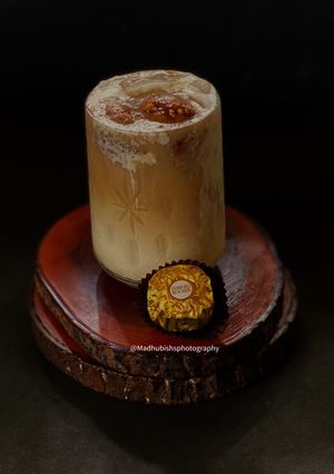A picture of Ferrero Rocher Latte.