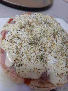 Una foto de Pizza casera sin horno