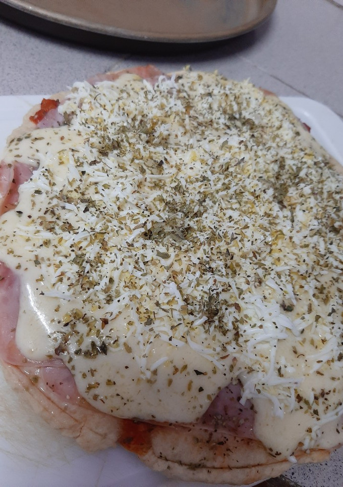 Una foto de Pizza casera sin horno