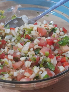 Una foto de Pebre con mote