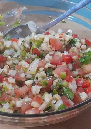 Una foto de Pebre con mote