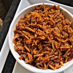 A picture of Oven Baked Jollof Rice.