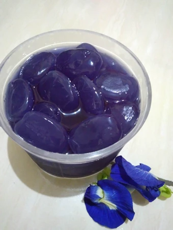 Langkah Mudah untuk Menyiapkan Resep Manisan kolang kaling bunga telang 🍀🌼 yang Lezat Sekali Anti Ribet, Bisa Manjain Lidah
