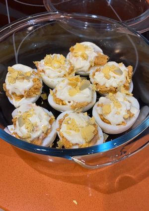 Una foto de Huevos rellenos 🥚