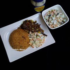 A picture of Jollof Rice.