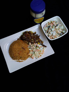 A picture of Jollof Rice.