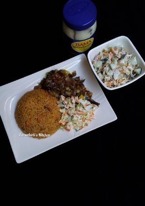 A picture of Jollof Rice.