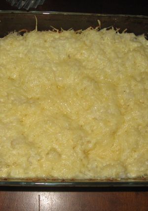 Une photo de Chou fleur à la sauce béchamel, gratiné