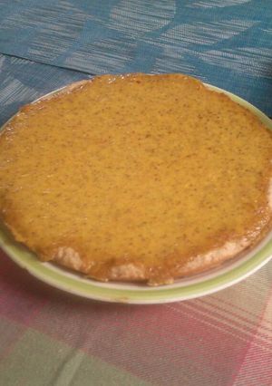 Una foto de Tarta de naranja y chia