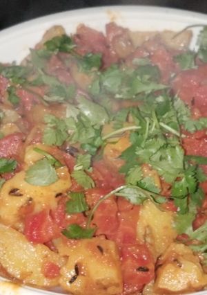आलू गाजर की सब्जी (Aloo Gajar ki sabzi recipe in hindi) रेसिपी मुख्य फोटो